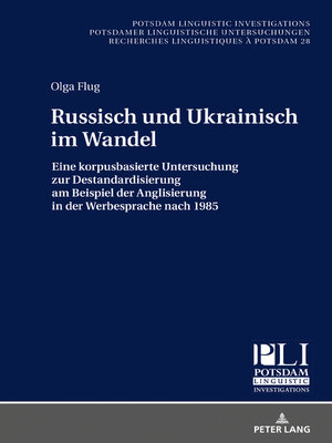 cover image of Russisch und Ukrainisch im Wandel